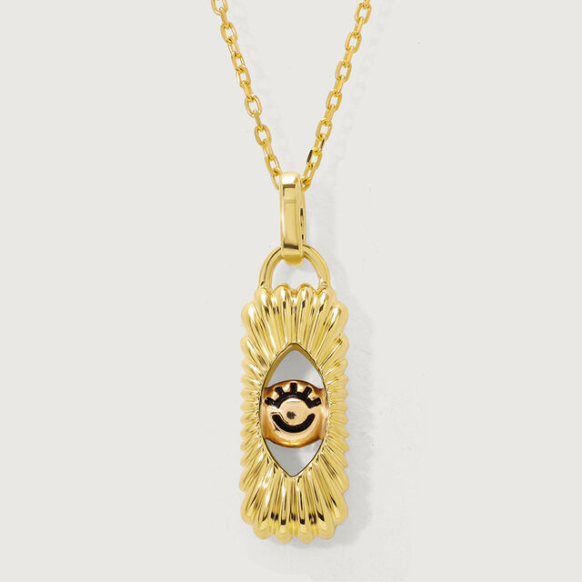 Radiant Elegance 18KT Chain Blue Sapphire Pendant with chain,,hi-res image number null