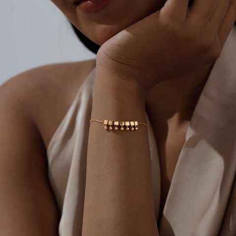 Playful Tempo Gold Bracelet