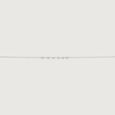 Minimal Gleam Silver Anklet,,hi-res view 4