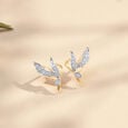 Enchanted Butterfly Diamond Stud Earrings,,hi-res view 1