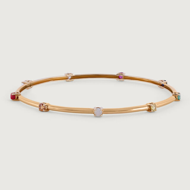 Colour Splash Gemstone & Diamond Bangle,,hi-res image number null
