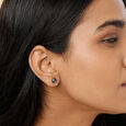 Azure Dream 14KT London Topaz Stud Earrings,,hi-res view 2