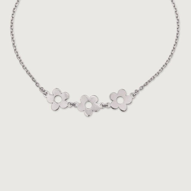 Cheeky Bloom Silver Bracelet,,hi-res image number null