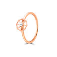 14KT Yellow Gold Golden Spiral Essence Diamond Finger Ring,,hi-res view 3
