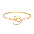 14KT Yellow Gold Interwoven Elegance Bangle,,hi-res view 3