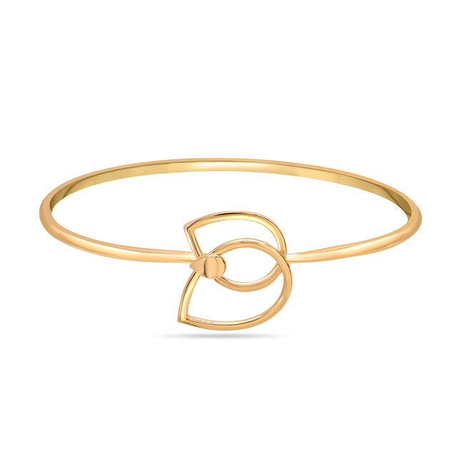 14KT Yellow Gold Interwoven Elegance Bangle,,hi-res image number null