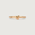 14KT Yellow Gold Heart-Shaped Finger Ring,,hi-res view 3