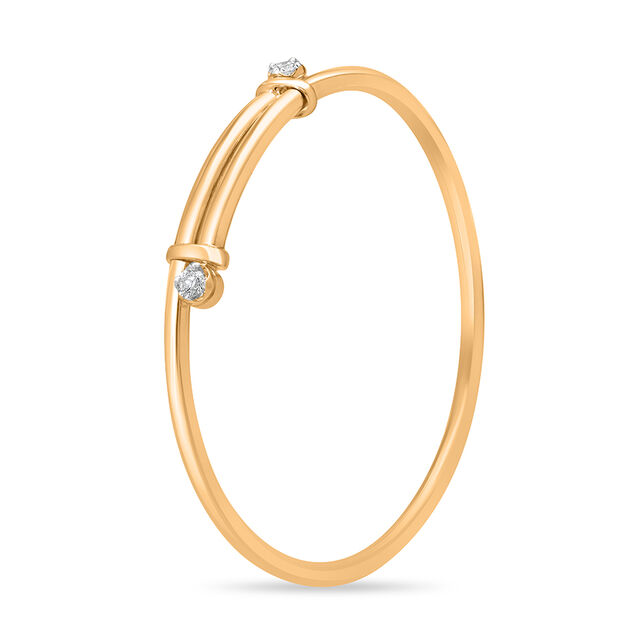 Mamma Mia 14 KT Yellow Gold Glow of Love  Bangle for Kids,,hi-res image number null