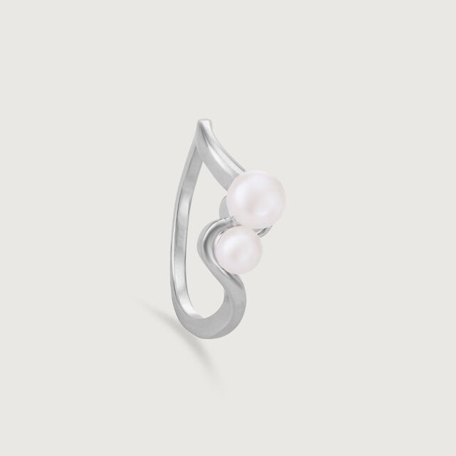Soft Twin Curve Silver Ring,,hi-res image number null