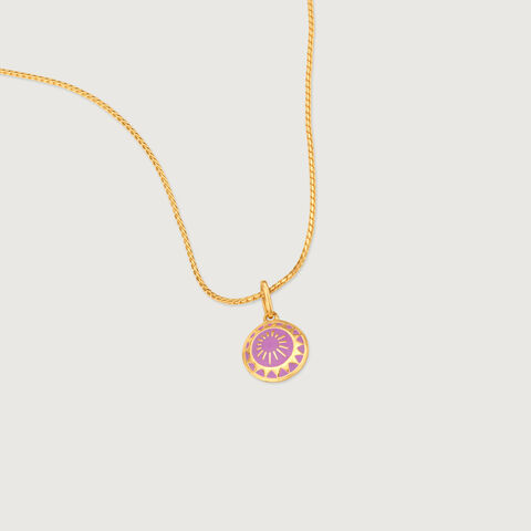 Radiant Dusk Gold Pendant