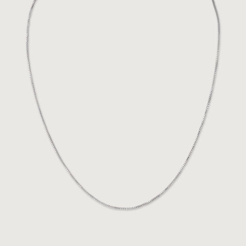 Chic Gleam Silver Chain