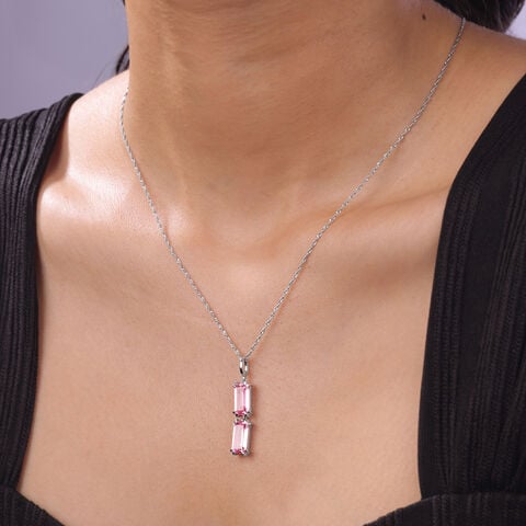 Elegant Glow Silver Necklace