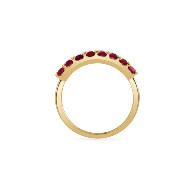 14KT Yellow Gold Irish Coffee Finger Ring,,hi-res image number null