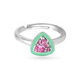 925 Silver Eclectic Triangle Enamel Ring,,hi-res view 2