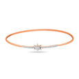 14KT Rose Gold Infinite Glimmer Diamond Bangle,,hi-res view 2