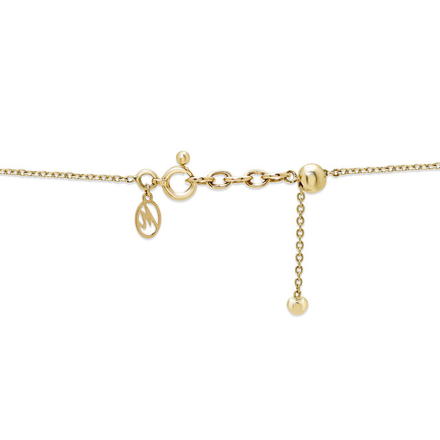 14KT Yellow Gold Abstract delight Diamond Necklace,,hi-res image number null