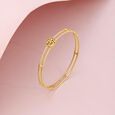 Om Aura Gold Bangle,,hi-res view 1