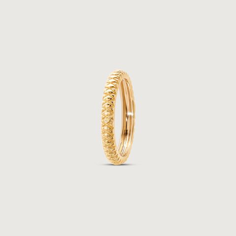 Bold Edge Gold Ring