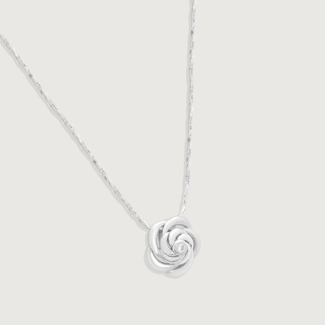 Rosette Glow Silver Pendant,,hi-res image number null