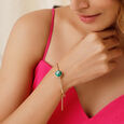 Dazzling Twister 14KT Diamond Bangle,,hi-res view 3