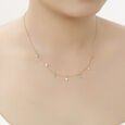 14KT Yellow Gold Dewdrop Necklace,,hi-res view 3