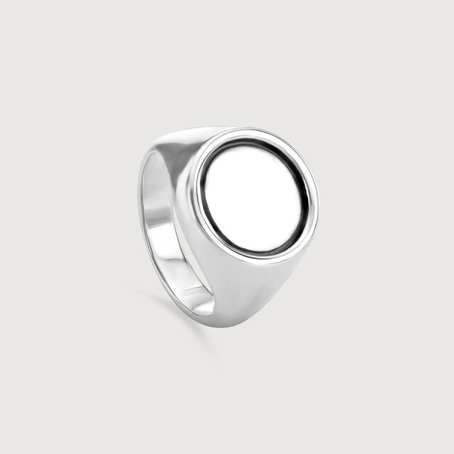 Pebble Texture Silver Ring,,hi-res image number null