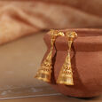 Saura Serenity 22KT Gold Jhumka,,hi-res view 1