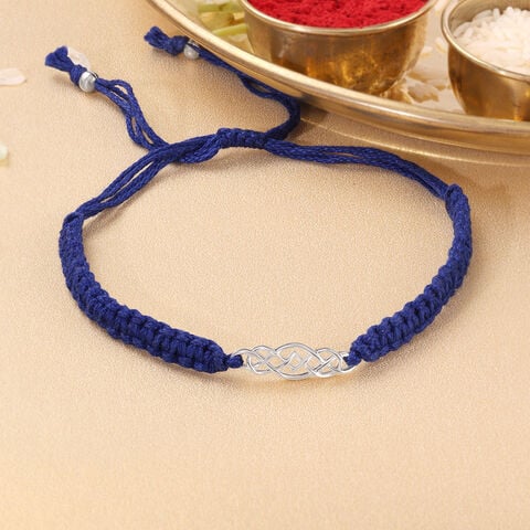 Infinite Bond Silver Rakhi