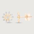 Whimsy Bloom Diamond Earrings,,hi-res view 3