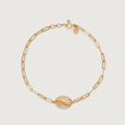 Golden Ellipse 14KT Gold & Diamond Bracelet,,hi-res view 3