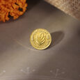 5 GM 24 Karat Mango Leaf Gold Coin,,hi-res view 1