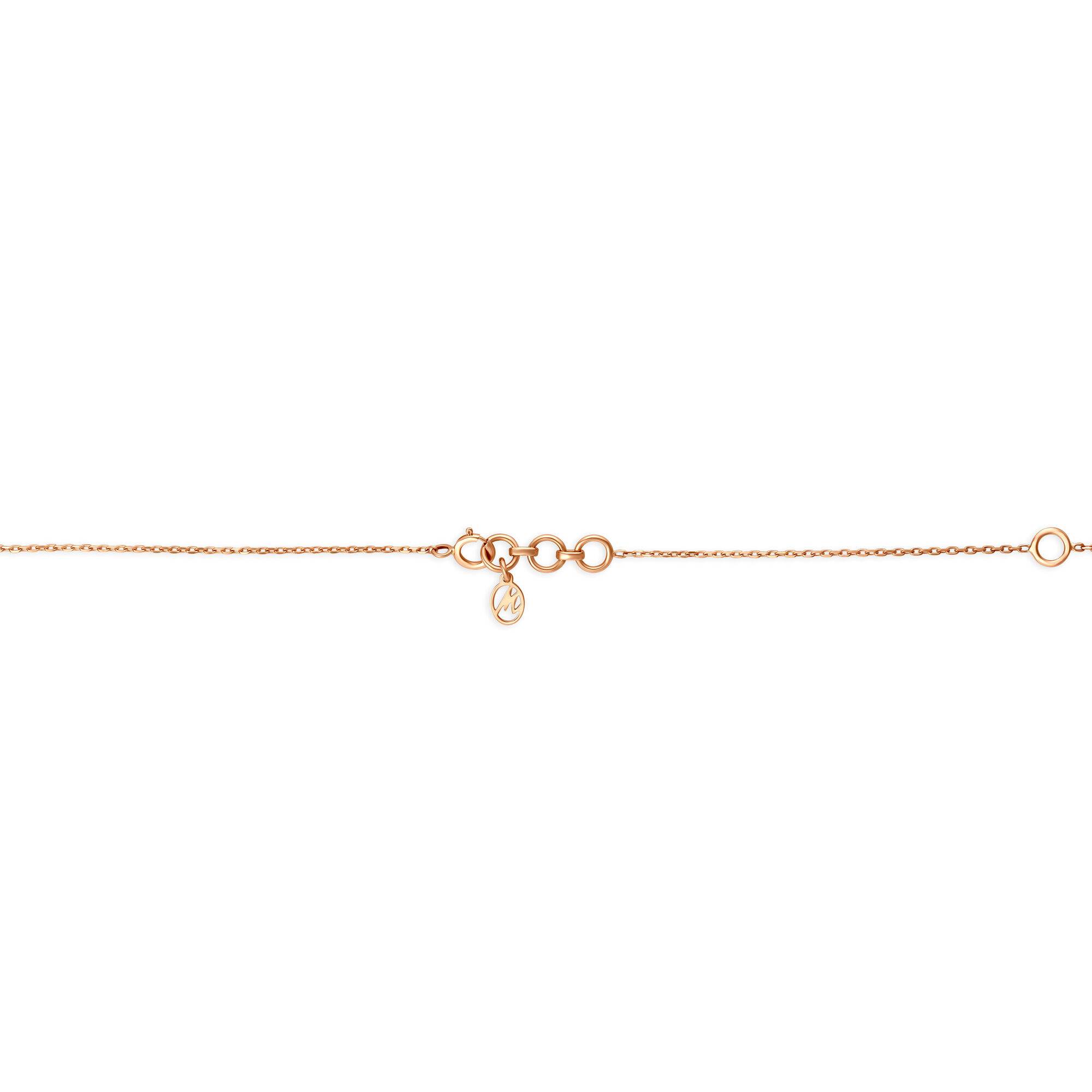 Buy 14KT Rose Gold Infinity Pendant With Chain Online Mia by Tanishq
