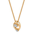 Mamma Mia 14 KT Yellow Gold Iconic  Pendant,,hi-res view 2