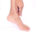 Bling Trail Silver Single Anklet,,hi-res view 2