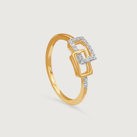 Link and Lit Diamond Ring