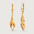Sculpted Aura 18KT Hoop Earrings,,hi-res view 4