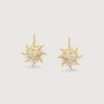 Solar Radiance Diamond Hoop Earrings,,hi-res view 5
