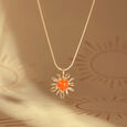Radiant Bloom Carnelian Pendant,,hi-res view 1