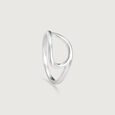 Fluid Minimal Silver Ring,,hi-res view 3
