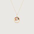 Navratna Shine Diamond Pendant,,hi-res view 3