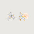 Starlit Cascade Diamond Drop Earrings,,hi-res view 5