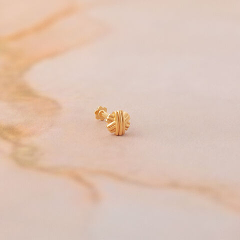 Classic Woven Gold Nose Pin