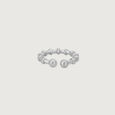 Edgy Charm Silver Septum Ring,,hi-res view 4