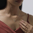 Linear Harmony Diamond Necklace,,hi-res view 2