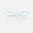 Ethereal Dragonfly Silver Brooch,,hi-res view 3