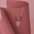 Elegant Entwined Diamond Mangalsutra,,hi-res view 1