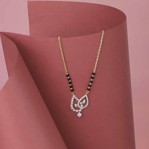 Elegant Entwined Diamond Mangalsutra