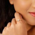 Happy Treasures Solitaire Finger Ring,,hi-res view 2