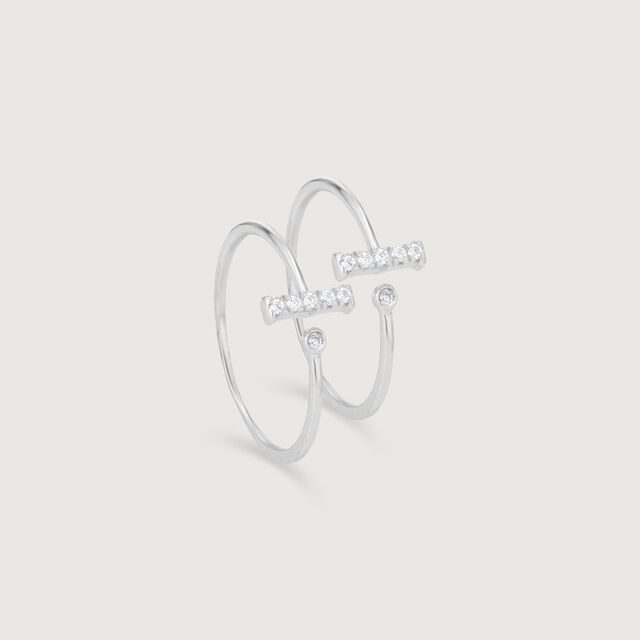 Sleek Radiance Silver Toe Ring,,hi-res image number null