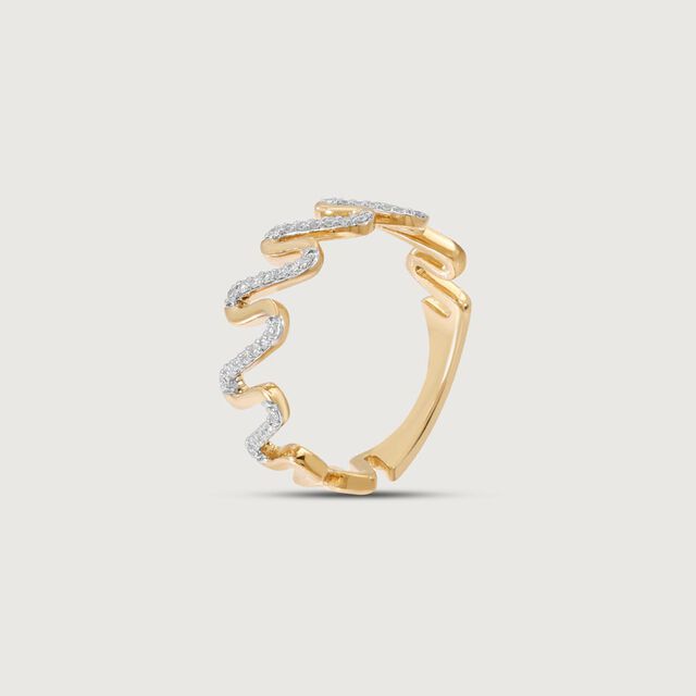 Waveform Glow Diamond Ring,,hi-res image number null